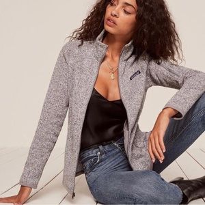 Patagonia Better Sweater Jacket Full Zip Women’s in Birch White NWT